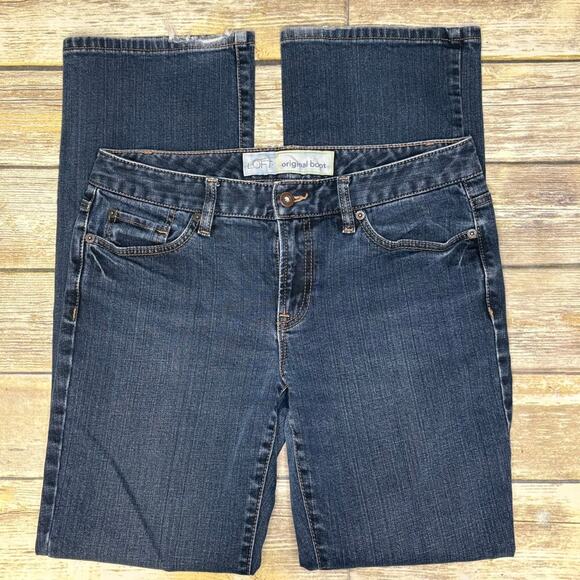 LOFT Original Boot Medium Wash Mid Rise Womens Jeans Sz 6 - Picture 2 of 9